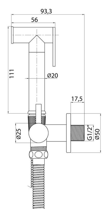 ΔΙΑΚΟΠΤΗΣ BIDET GUN METAL 097782