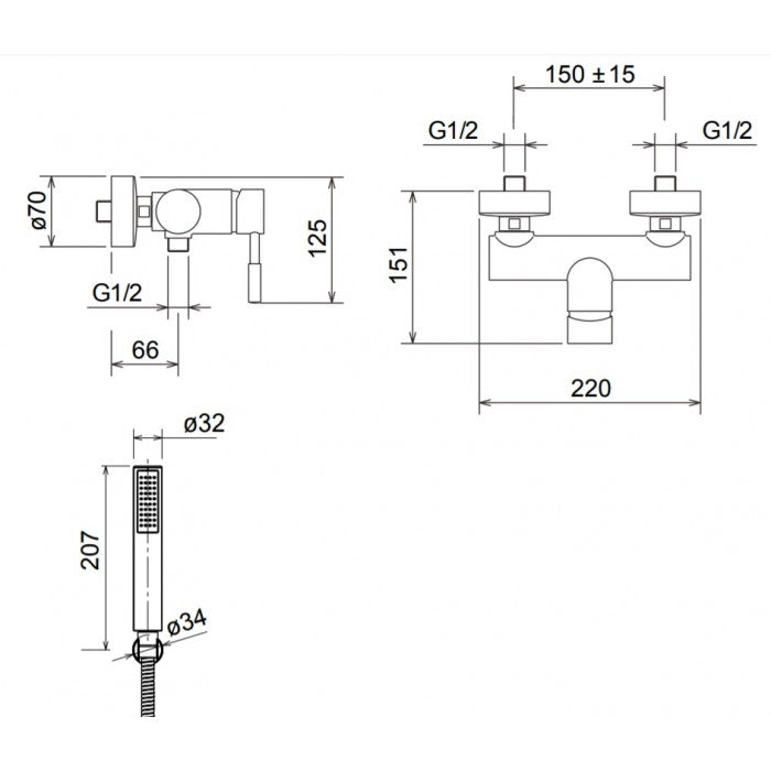 ΜΠΑΤΑΡΙΑ ΝΤΟΥΖΙΕΡΑΣ NEW TECH WHITE MATT 12060-300