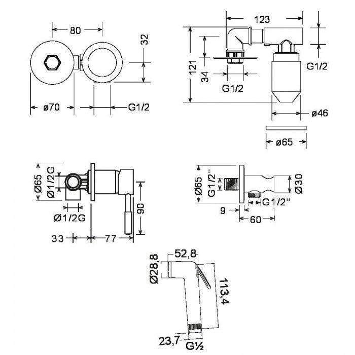 ΕΝΤΟΙΧΙΖΟΜΕΝΟΣ ΜΙΚΤΗΣ FLUSH MIX 12211-100