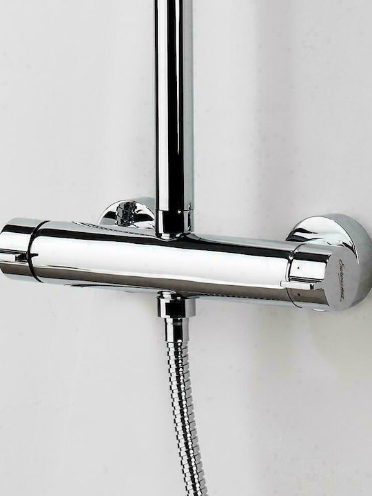 ΜΠΑΤΑΡΙΑ ΝΤΟΥΖΙΕΡΑΣ ELETTA TECNO CHROME 167065-100 (ύψος 76-137εκ)