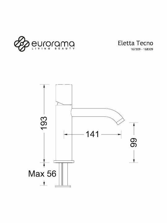 ΜΠΑΤΑΡΙΑ ΝΙΠΤΗΡΟΣ ELETTA TECNO BLACK BRUSHED 167309-410