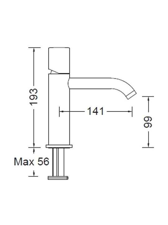 ΜΠΑΤΑΡΙΑ ΝΙΠΤΗΡΟΣ ELETTA CHESTER BRONZE BRUSHED 168309-221