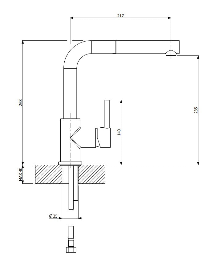 ΜΠΑΤΑΡΙΑ ΝΕΡΟΧΥΤΗ GRANITE FLUO 18580
