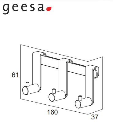 ΑΓΚΙΣΤΡΟ ΠΟΡΤΑΣ ΤΡΙΠΛΟ TIGER GEESA INOX