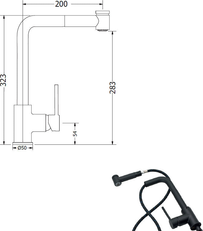 ΜΠΑΤΑΡΙΑ ΠΑΓΚΟΥ ΨΗΛΗ PULL OUT LINE TOTAL BLACK 00-02084/B
