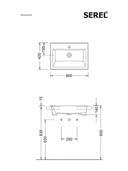 ΕΝΘΕΤΟΣ ΝΙΠΤΗΡΑΣ SEREL 3042-300 60x42