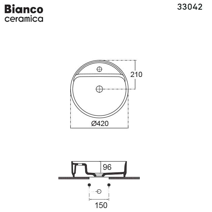 ΕΠΙΤΡΑΠΕΖΙΟΣ ΝΙΠΤΗΡΑΣ FOCUS 33043-300 Φ42