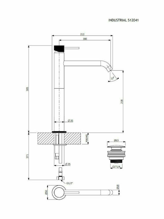 ΜΠΑΤΑΡΙΑ ΝΙΠΤΗΡΑ INDUSTRIAL 512041-110 INOX