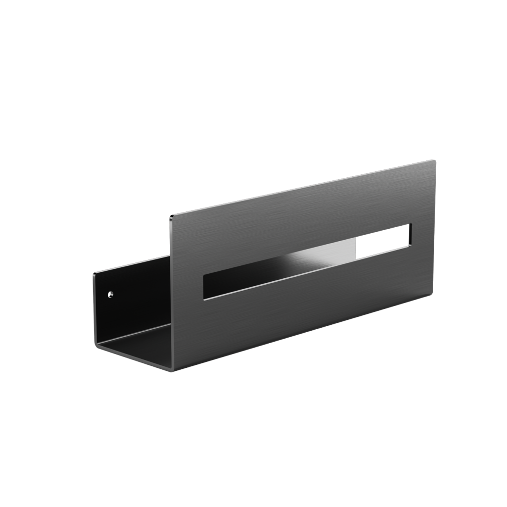 ΡΑΦΙ ΨΗΛΗΣ ΔΙΑΤΡΗΤΗΣ ΠΡΟΣΟΨΗΣ GUN METAL BRUSHED