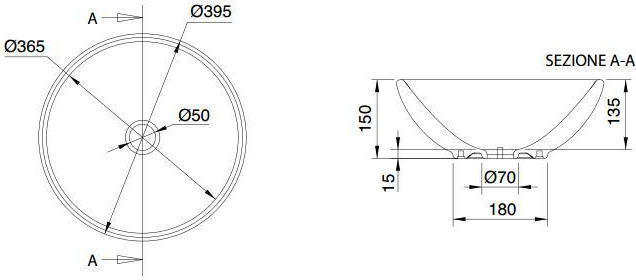 TABLE WASHER SFERA 8009