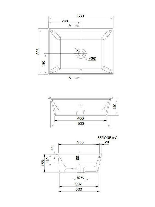 ΕΝΘΕΤΟΣ ΝΙΠΤΗΡΑΣ GAIA50 8032-300 56X39.5