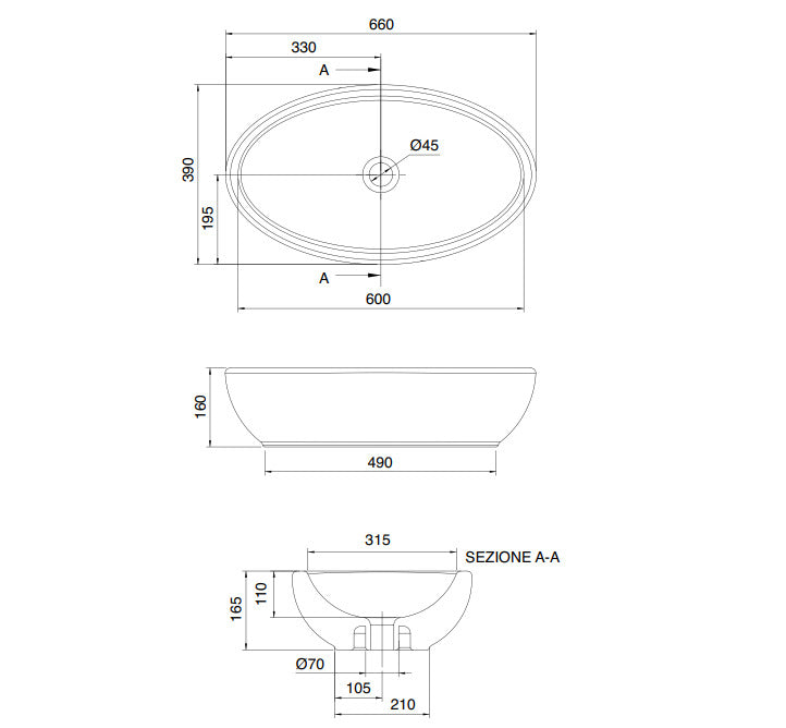 ΕΠΙΤΡΑΠΕΖΙΟΣ ΝΙΠΤΗΡΑΣ PLANET 8111-300 66X38.5