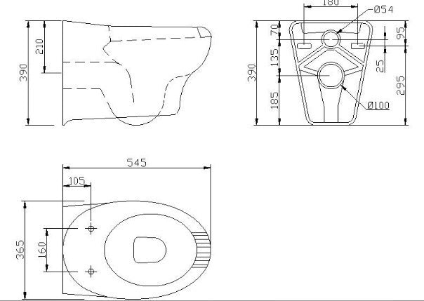ΛΕΚΑΝΗ 130 SERIES ΚΡΕΜΑΣΤΗ / 55Χ37εκ 840-CAO-0226