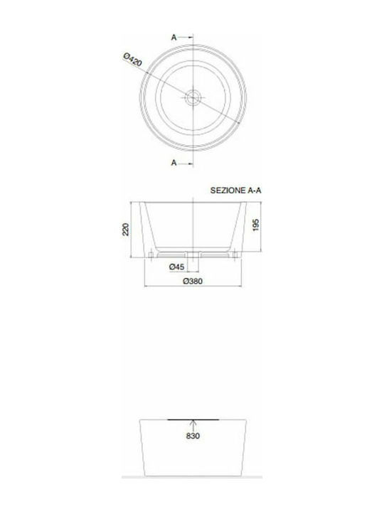 ΕΠΙΤΡΑΠΕΖΙΟΣ ΝΙΠΤΗΡΑΣ BUCKET 8807