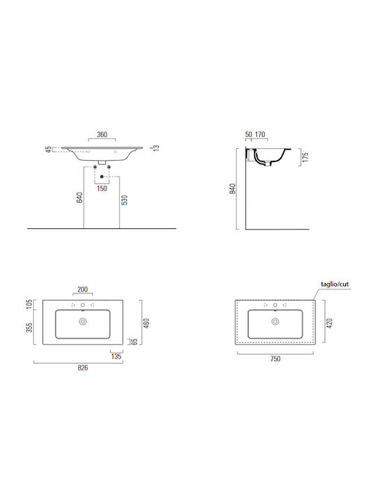 ΚΡΕΜΑΣΤΟΣ ΝΙΠΤΗΡΑΣ PURA 8885-300 82X46