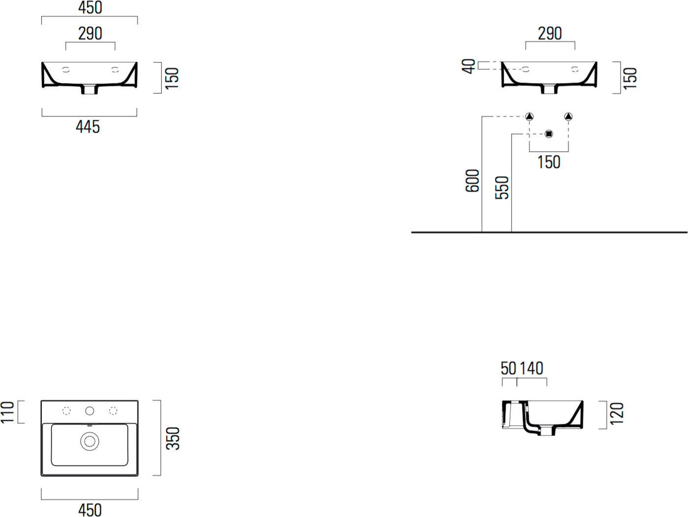 ΚΡΕΜΑΣΤΟΣ ΝΙΠΤΗΡΑΣ KUBE-X 9485-300 45X35