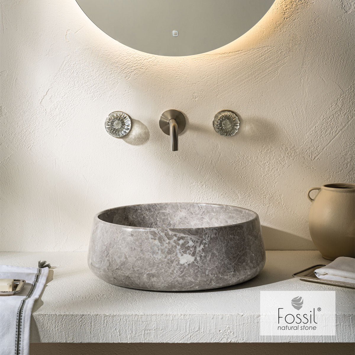 ΕΠΙΤΡΑΠΕΖΙΟΣ ΝΙΠΤΗΡΑΣ OPUS Φ42 TUNDRA GREY