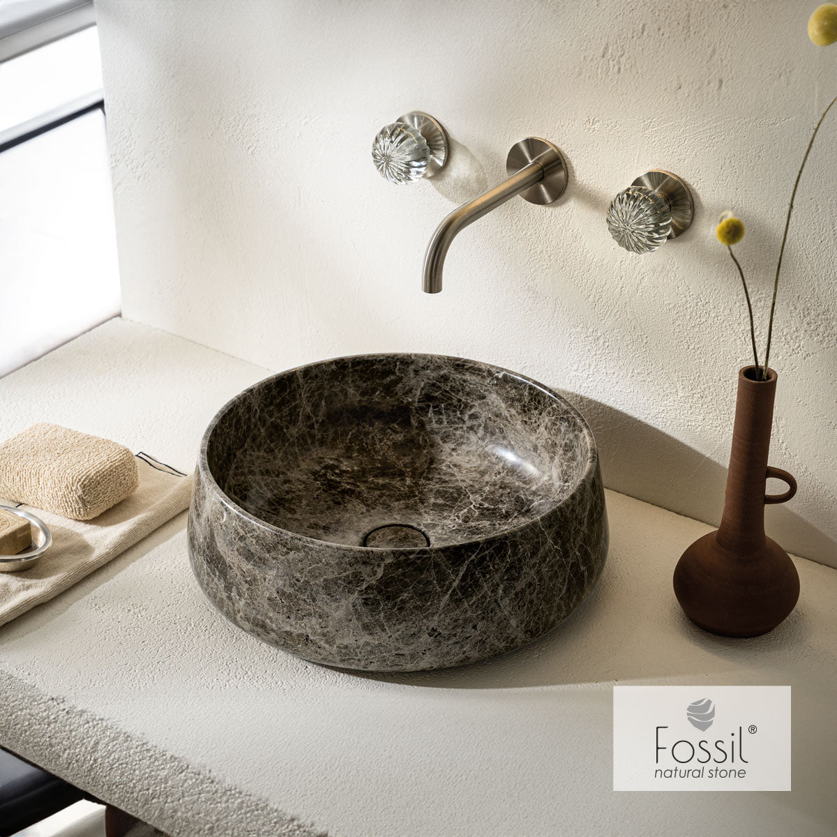 ΕΠΙΤΡΑΠΕΖΙΟΣ ΝΙΠΤΗΡΑΣ OPUS Φ42 EMPERADOR DARK