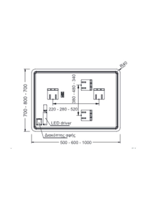 ΚΑΘΡΕΠΤΗΣ JOY 40/ 50/60/100/120