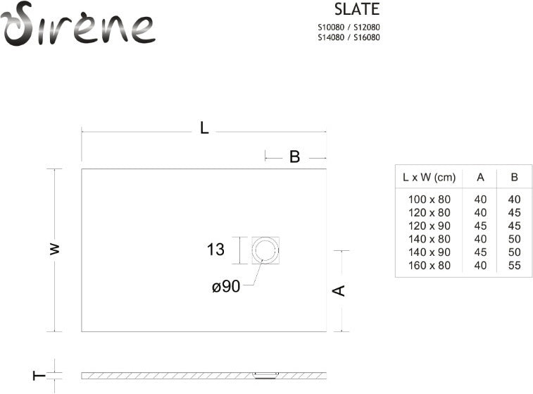 ΝΤΟΥΖΙΕΡΑ SLATE BETON MATT CAST MARBLE (ΧΥΤΟ ΜΑΡΜΑΡΟ) Ύψος 2,4-2,8εκ