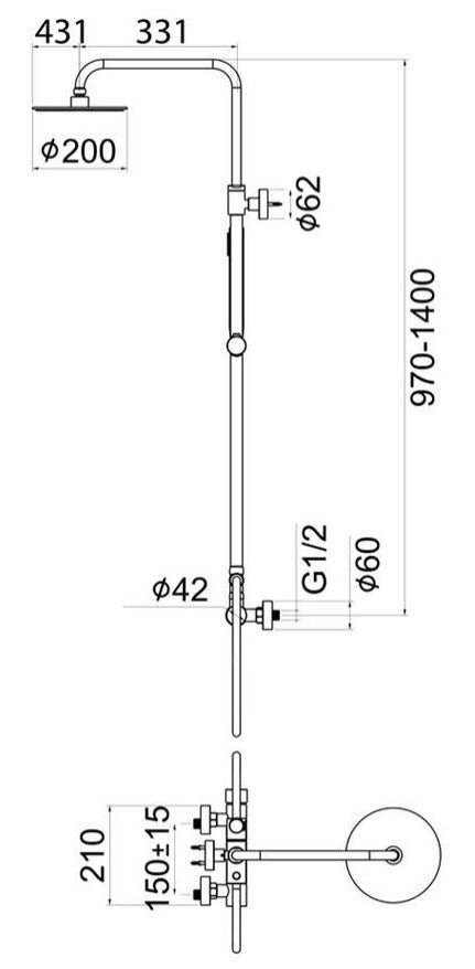 ΣΤΗΛΗ ΝΤΟΥΖ ART LINE BRUSHED GOLD 087727