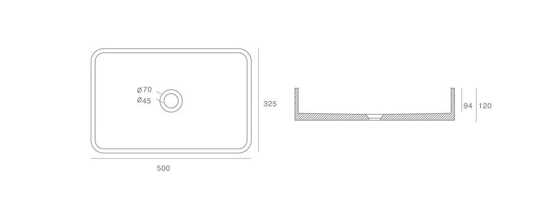 ΕΠΙΤΡΑΠΕΖΙΟΣ ΝΙΠΤΗΡΑΣ DIMITRA BLACK 50cm 92-820-PE7CON