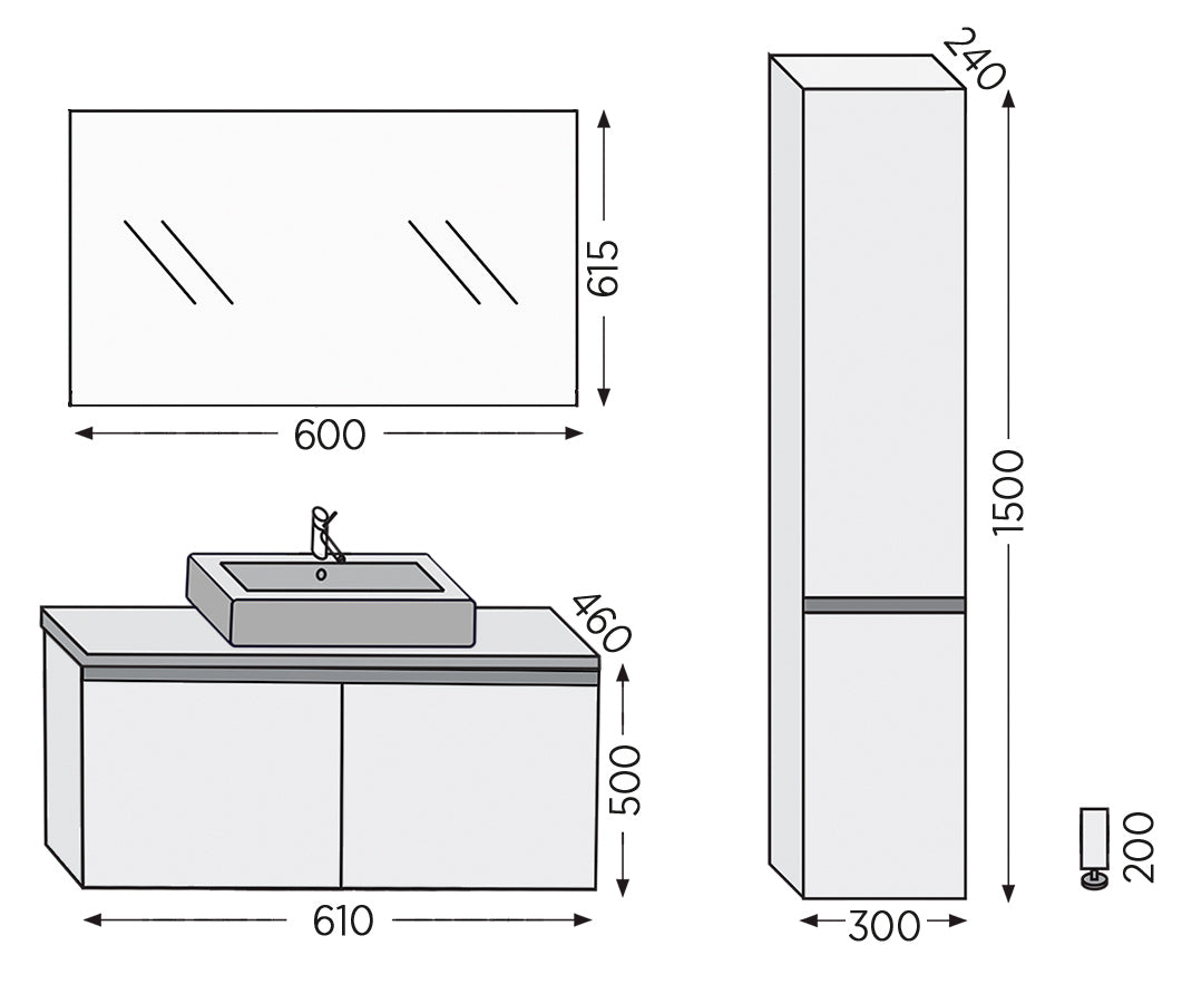 ROYAL BATH MADRID WALNUT 5MDCTCWL