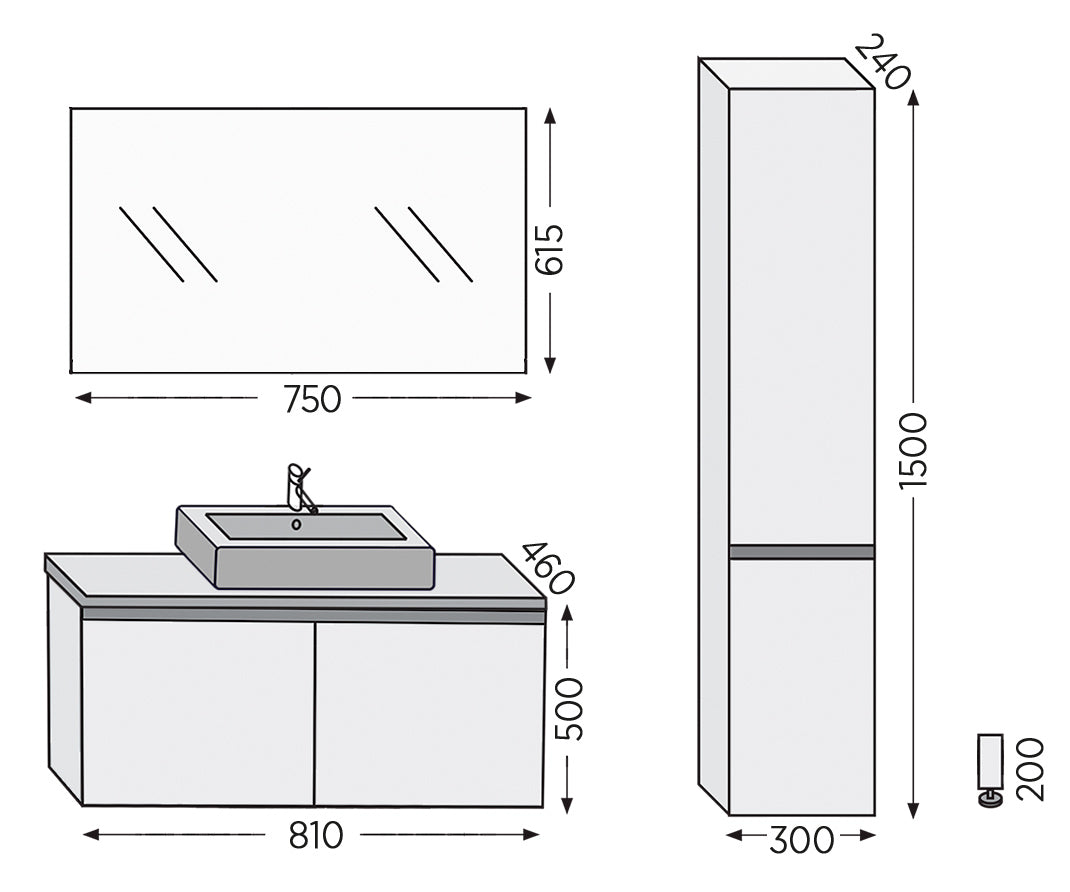 ROYAL BATH MADRID WHITE 5MDCTCWH