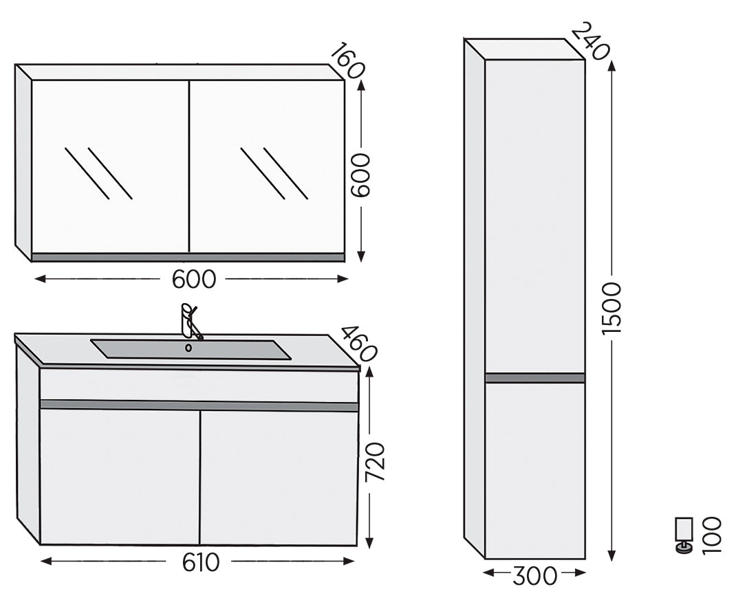 ROYAL BATH TOLEDO WHITE 7TLAWH