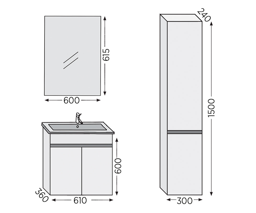ROYAL BATH VALENCIA WALNUT 6VLCWL