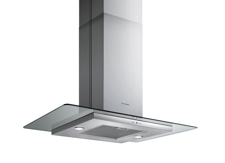 CIELO CEILING HOOD 065018501 STAINLESS STEEL & PYRAMIS SAFETY GLASS