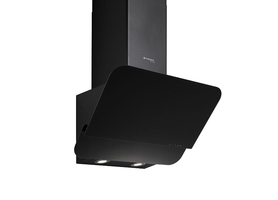 CEILING HOOD SEGRETO 90cm 065032401 STAINLESS STEEL & BLACK GLASS