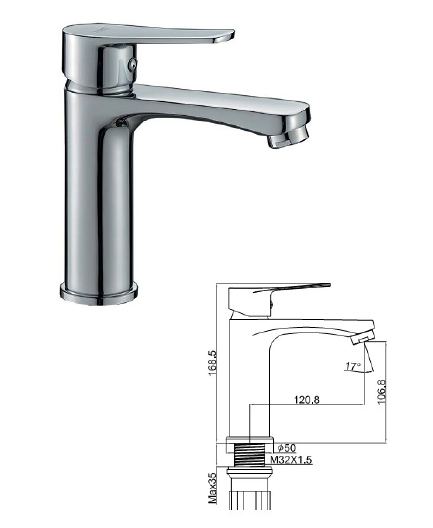 ΜΠΑΤΑΡΙΑ ΝΙΠΤΗΡΑ ΨΗΛΗ MATRIX 086795 CHROME