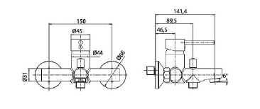 ΜΠΑΤΑΡΙΑ ΜΠΑΝΙΟΥ ΜΕ ΣΕΤ ΝΤΟΥΣ ART 086924 BLACK