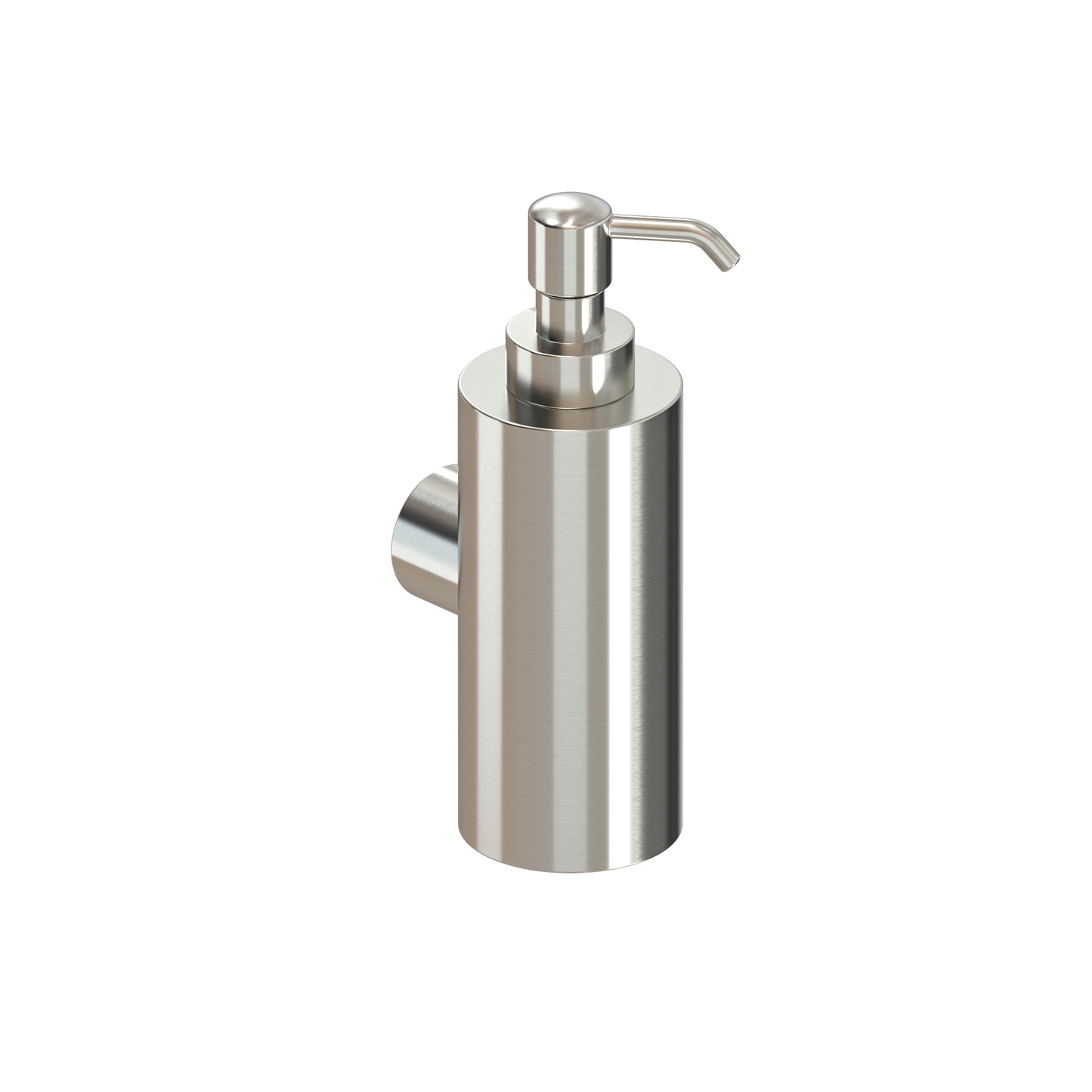METAL LIQUID SOAP DISPENSER VERDI LAMDA 3011078 NICKEL MATT