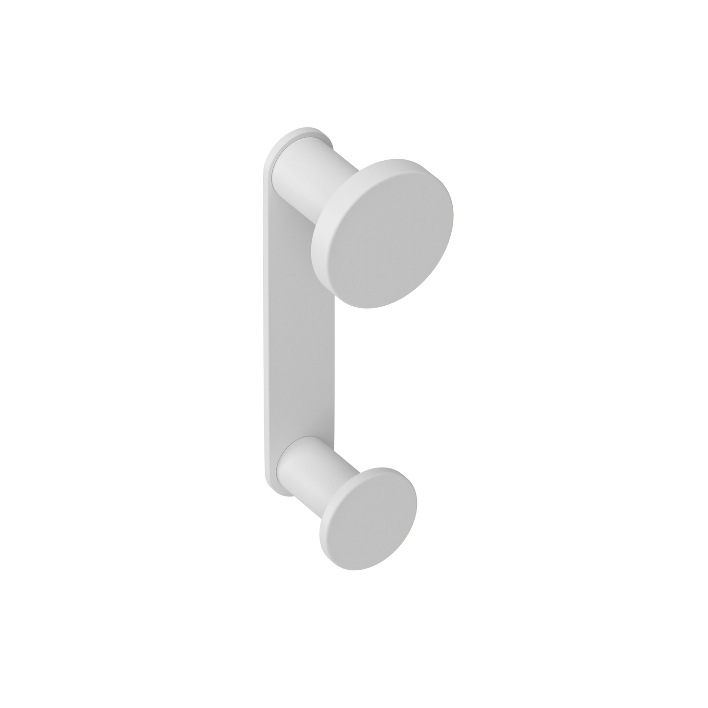 DOUBLE HOOK VERDI LAMDA 3011201 WHITE MATT