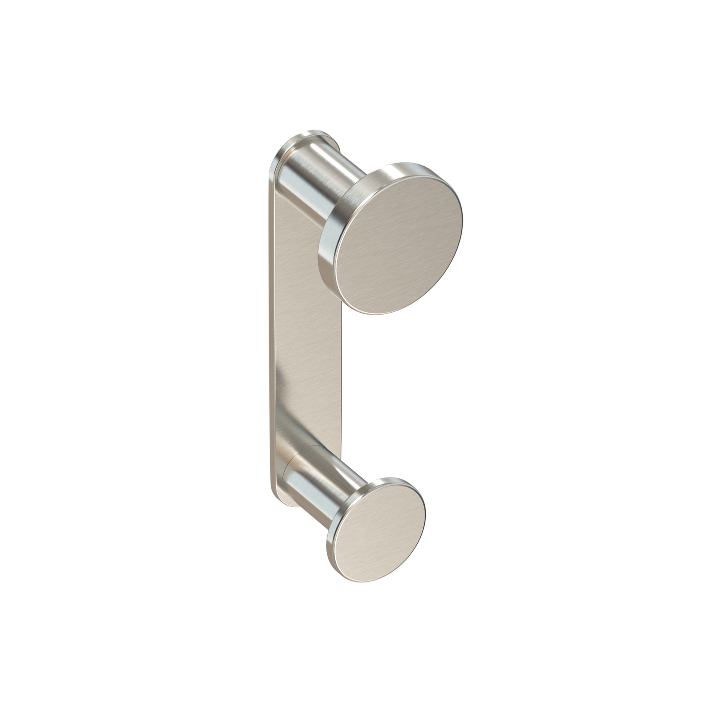 DOUBLE HOOK VERDI LAMDA 3011278 NICKEL MATT