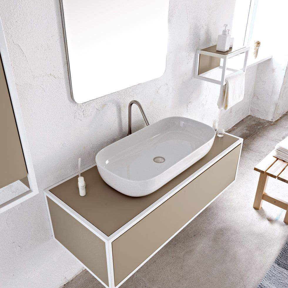 TABLE WASHER GLAM 1803 WHITE 76X39