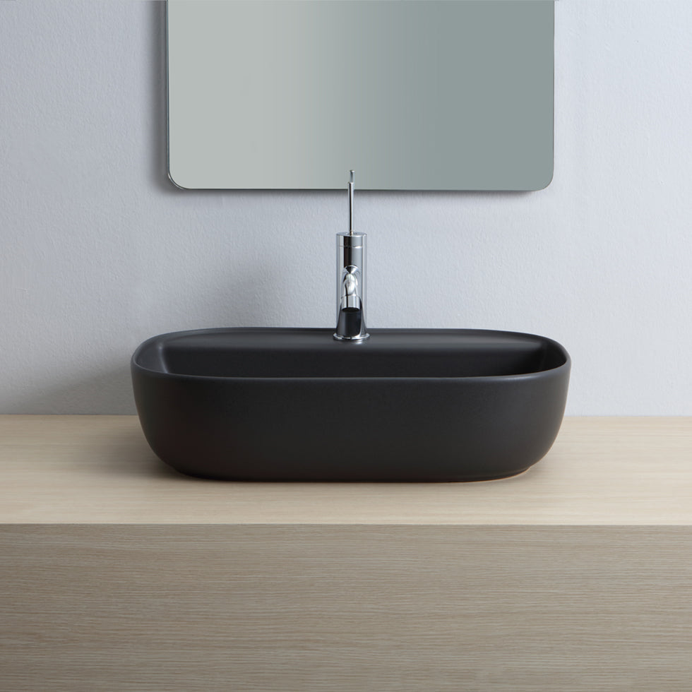 ΕΠΙΤΡΑΠΕΖΙΟΣ ΝΙΠΤΗΡΑΣ GLAM 1802R BLACK MATT 56X38