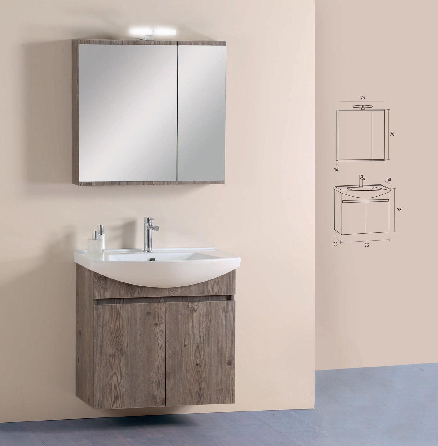 PRO BAGNO Κωδικός 955 / Code 955 0.75cm