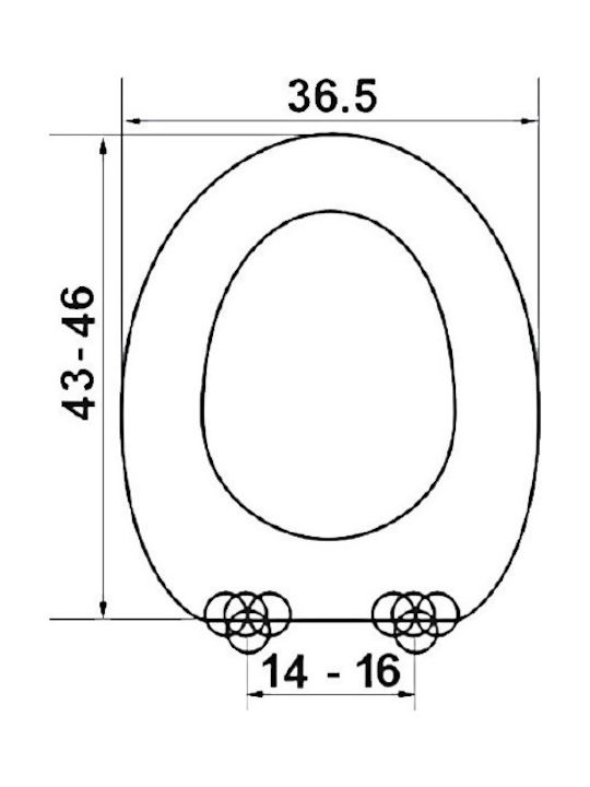 0203 ΚΑΛΥΜΜΑ ΛΕΚΑΝΗΣ UNIVERSAL SOFT CLOSE