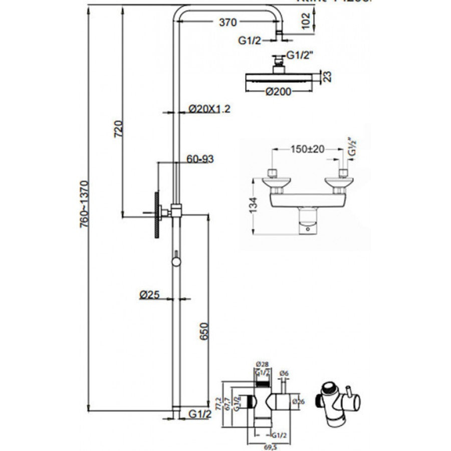 ΜΠΑΤΑΡΙΑ ΝΤΟΥΖΙΕΡΑΣ KLINT CHROME 142065-100