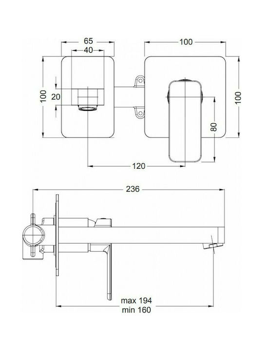 QUADRA 144904 CHROME WASHER BATTERY