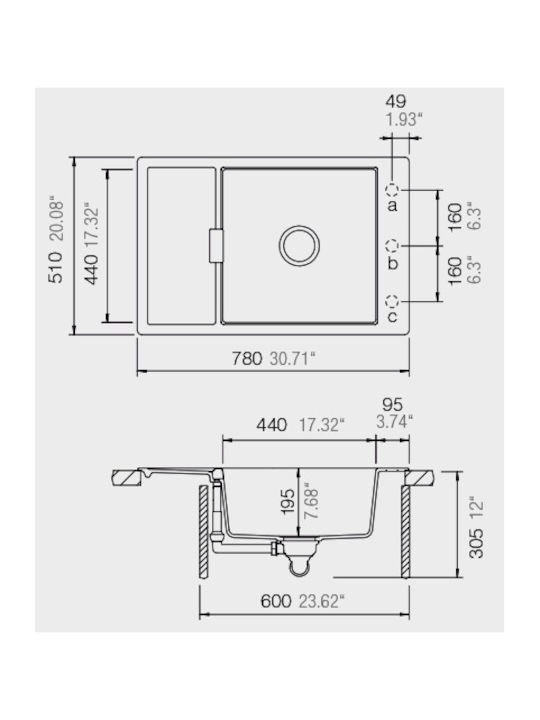 ΝΕΡΟΧΥΤΗΣ CRISTADUR MONO 15180 SCHOCK (78X51εκ)