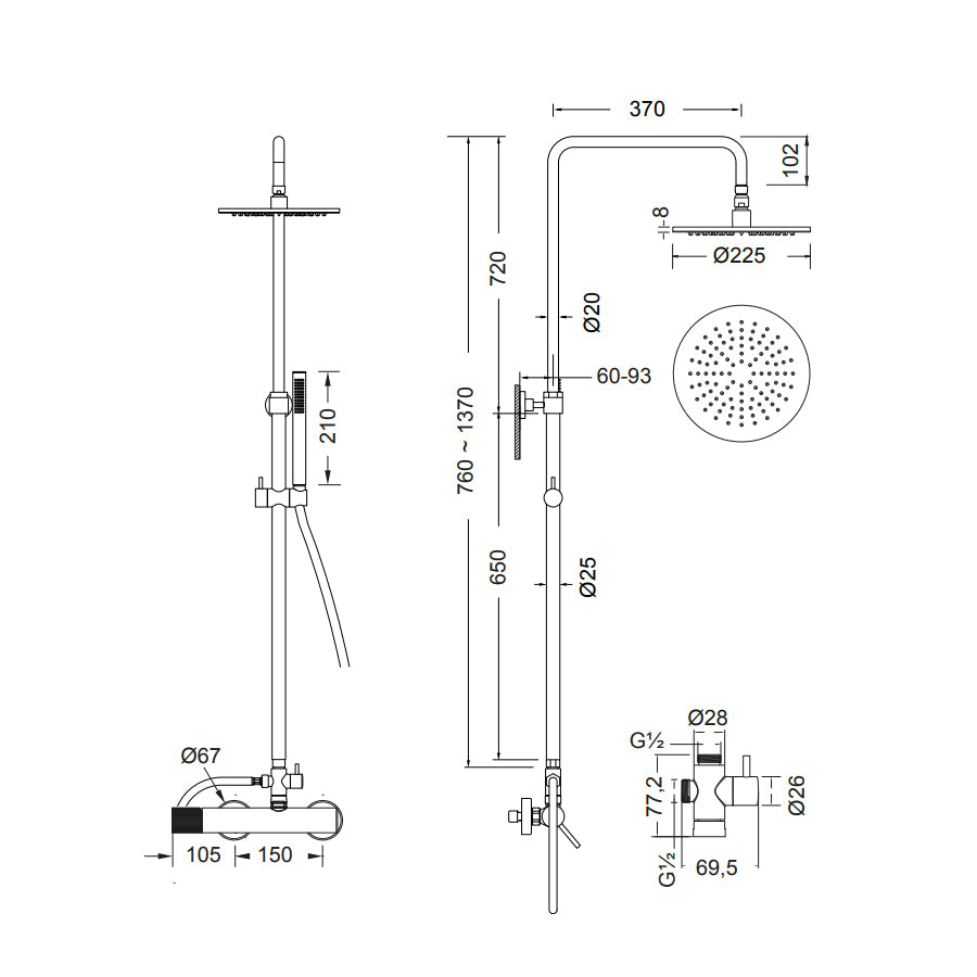ΣΤΗΛΗ ΝΤΟΥΖ OSO LIGHT GOLD BRUSHED