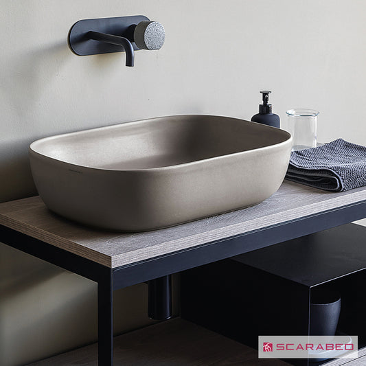 ΕΠΙΤΡΑΠΕΖΙΟΣ ΝΙΠΤΗΡΑΣ GLAM 1804-510 56X39εκ SAND