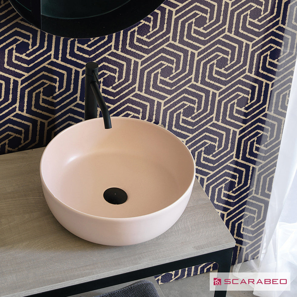 ΕΠΙΤΡΑΠΕΖΙΟΣ ΝΙΠΤΗΡΑΣ GLAM 1807-810 ANTIQUE PINK Φ39εκ