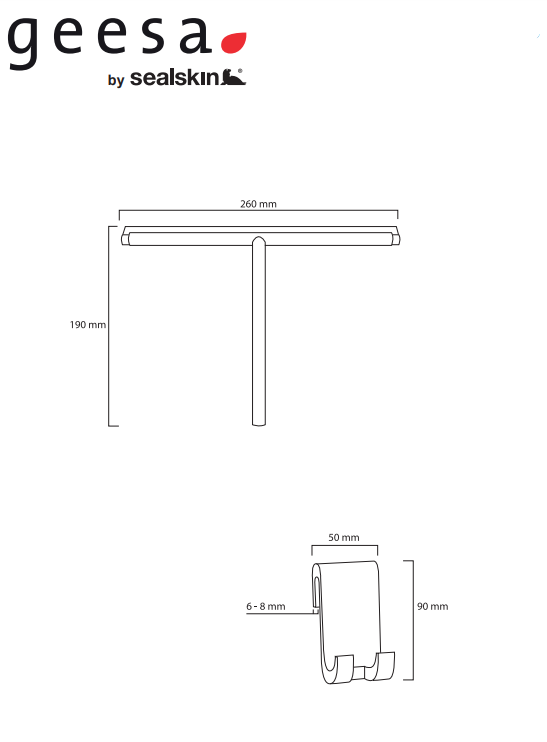 ΚΑΘΑΡΙΣΤΗΡΑΣ ΤΖΑΜΙΩΝ SEALSKIN GEESA INOX CHROME