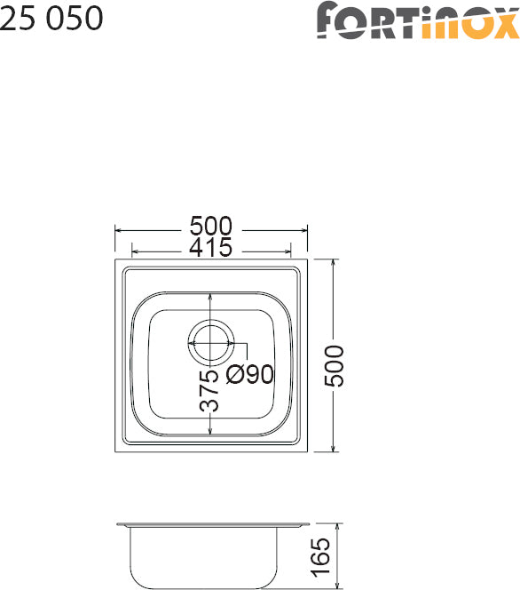 ΝΕΡΟΧΥΤΗΣ VALLEY 25050-110 50x50