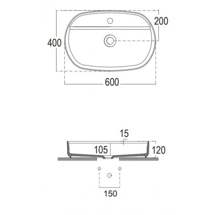 ΕΠΙΤΡΑΠΕΖΙΟΣ ΝΙΠΤΗΡΑΣ ORBIT 31060-300 60X42εκ